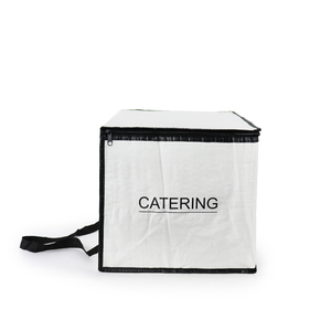 Bolsa Térmica Promocional Desechable Plegable de PP Tejido Laminado Aislante con Espuma de Aluminio EPE Impermeable con Cremallera y Velcro, Totalmente Personalizable - Product Image 1