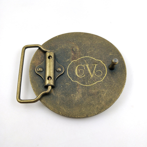 Khóa Thắt Lưng Phương Tây Tùy Chỉnh Thiết Kế Trống Tự Động Khóa Tự Động Bằng Vải Đồng Cổ Hợp Kim 40Mm Cho Nam Hình Chữ Nhật Miễn Phí - Product Image 4