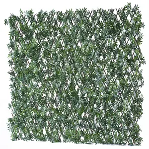 扩大紫外线柳树网格绿色人工花园围栏