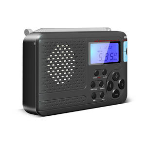 Radio AM FM SW TV DSP multi-bandes complète avec écran LCD bleu, réveil et antenne télescopique pour usage domestique des personnes âgées - Product Image 2