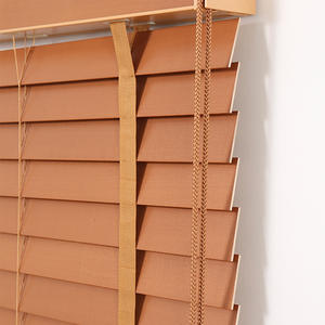 Fabrika doğrudan 2 inç jaluzi akülü merdiven halat Basswood Shades Modern elektrikli dikey ışık engelleme nefes - Product Image 3