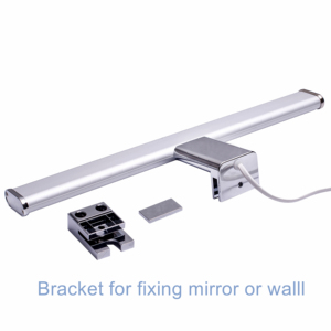 Espejo LED con Luz para Baño, Marca <span class=keywords><strong>Homer</strong></span>, 220V, IP44, Europeo, Moderno, 400mm, 8W, para Gabinete, Espejo Frontal, Cromado Pulido - Product Image 4