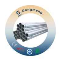 Tube en acier rond galvanisé sur mesure, diamètre extérieur 16-219 mm, épaisseur 0,8-6 mm, tuyau GI