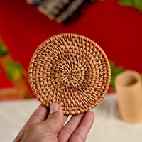 Tabletex Vente en gros Sets de table tissés ronds naturels Sous-verres en osier et jonc de mer Sets de table en rotin résistants à la chaleur