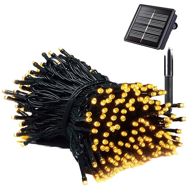 Cute Outdoor Solar Garden LED Mushroom Waterproof Solar Powered Landscape Light Christmas Fairy String Light