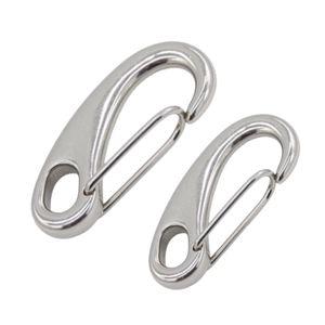 Thép không gỉ Bow hình mùa xuân <span class=keywords><strong>Snap</strong></span> móc xoay mắt Bolt <span class=keywords><strong>Clip</strong></span> dây móc Bow cùm Dee xiềng xích KHAI THÁC MỎ - Product Image 2