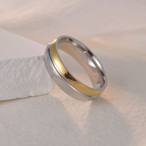 Wholesale Romantic <b>Couple</b> <b>Rings</b> Copper Bohemian Style Two Tone Waterproof Wedding <b>Rings</b> Jewelry - Product Image 3