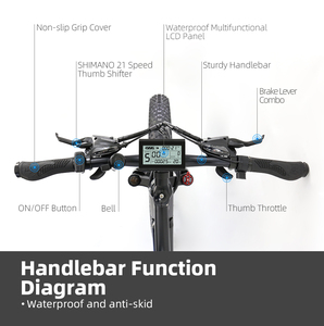 Bicicleta de Montaña eléctrica de doble motor, 48V, 500W, neumático ancho, otras motocicletas de carreras, 1500w, venta directa de fábrica - Product Image 3