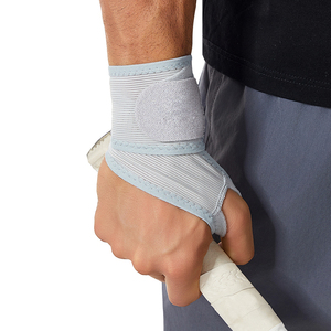 Wholesale Premium Adjustable Polyester Cotton Eco-friendly Badminton Sports Compression Stabilizer Wrist <b>Wrap</b> Braces Buckle - Product Image 6