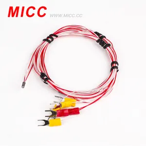 Temperature Sensor Thermocouple MICC M6 Screw Probe K Type Thermocouple With 2m Industrial Temperature Sensor Cable