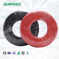1MW 10MW DC PV Cable solar fotovoltaico 4mm2 Cable de cobre estañado 1500V 1000V para paneles solares aéreos marinos Aislamiento de goma