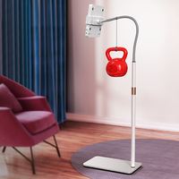 Support de sol robuste pour appareil de soin de la peau en salon de beauté, support flexible réglable pour la luminothérapie LED, rajeunissement de la peau