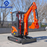 Nouveau produit Mini pelle CE EPA Euro 5 Ingénierie municipale Petite pelle compacte hydraulique tout terrain de 2.5 tonnes