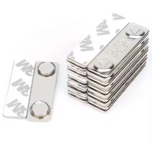 Imán industrial Soporte de etiqueta de nombre de metal con insignia de botón magnético permanente de neodimio Aplicación de imán de neodimio N35 N52 - Product Image 5
