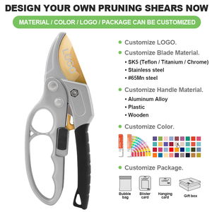SUNSHINE Garden Gear-Action <strong>Pruner</strong> Labor-saving Pruning Shears Cutter Plant Trees Flower Branch <strong>Pruner</strong> Trimming Grafting Scissor - Product Image 2