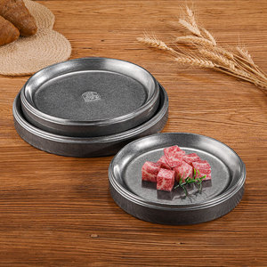 Plato redondo apilable de acero inoxidable 304 para buffet y restaurante - Product Image 2
