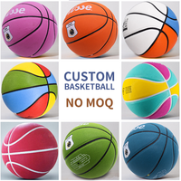 Ballon de basketball d'entraînement officiel taille 7 en gros avec logo personnalisé, ballon en caoutchouc de haute qualité, ballons de basketball personnalisés