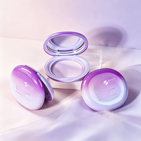 Échantillon Gratuit KEYO – Boîtier Magnétique Métallique Ovale Personnalisé Vide pour Fard à Joues avec Miroir – Étui Compact pour Poudre