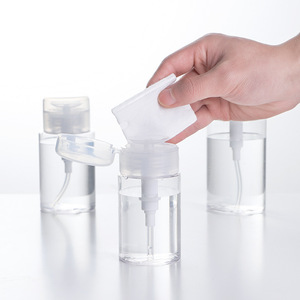 Travel Sized Pump Dispenser 100ml Portable Empty Bottle For <b>Makeup</b> Remover Toner Lotion - Product Image 1