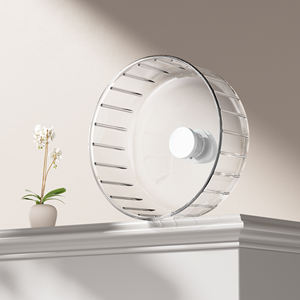 Bucatstate all'ingrosso acrilico silenzioso 18cm di gelatina di criceto ruote che rotolano ruota di esercizio per animali domestici - Product Image 4