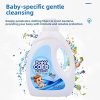 Détergent liquide enzymatique pour bébé de haute qualité 2KG/bouteille, parfum longue durée, produits de supermarché, portable, direct usine