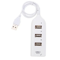 Hub d'extension USB 2.0 Type-C portable 2-4 ports avec transfert de données et recharge pour ordinateurs portables/PC Windows XP/Vista/7/8/10 - En stock