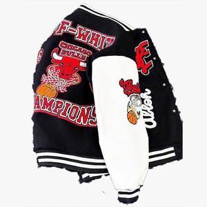 Street Design Sense All Match <b>Baseball</b> <b>Jacket</b> <b>Men</b> Women Spring High Street Fashion Brand Loose Casual Couple <b>Jacket</b> Coat - Product Image 4