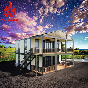Villa préfabriquée en acier de luxe, bureau à domicile détachable avec cuisine, salle de bain, maison préfabriquée, maisons de luxe pour chats - Product Image 2