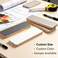 Indoor Decoration Solid Rubber Wood Board Uniform Matte Color Rubber Wood Timber for Custom Furniture Workshop