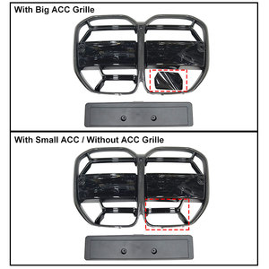 Griglia in fibra di carbonio stile CS per <span class=keywords><strong>BMW</strong></span> <span class=keywords><strong>4</strong></span> <span class=keywords><strong>serie</strong></span> G22 G23 coupé 2021 + senza ACC/ACC griglia paraurti anteriore - Product Image 3