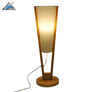 Sang trọng ngược tam giác tre gỗ LED bảng đèn với E26 cơ sở thiết kế đơn giản cho khách sạn Thanh phòng khách Reading trang trí - Product Image 4