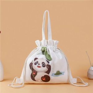 Sac fourre-tout moyen en toile de coton écologique uni avec fermeture éclair et logo personnalisé, sac de plage tendance - Product Image 5
