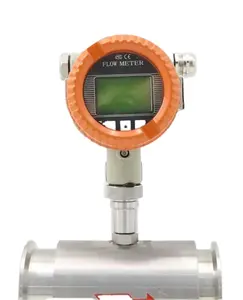 Turbine Flow Meter Diesel Benzine Dn50 80 Flow Meter Water Zuiver Water Vloeistof Puls Digitale Display Sensor