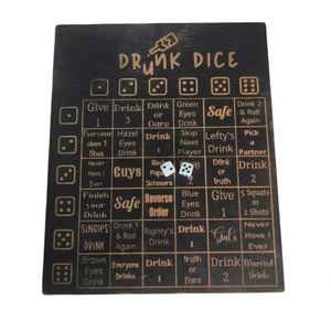 Juego de Mesa de Madera para Beber, Ideal para Fiestas de Chicas - Product Image 1