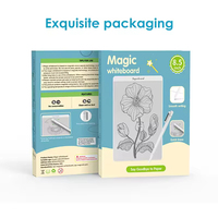 Tableau magnétique effaçable portable de 8,5 pouces à microcapsules, protection oculaire, bloc-notes réutilisable, accessoires pédagogiques scolaires