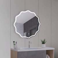 Anti-buée Salle De Bains Smart LED Miroir Mural Led Lumière Miroir Avec Température Smart Mirror