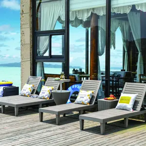 Muebles de plástico para exteriores, silla de salón KD, para playa, sol, moderna, Color de peso, Eco Origin