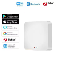 Gateway Tuya Automático para Hogar Inteligente Cableado Zigbee Bluetooth Multimodo con Controlador Remoto Inalámbrico y Software para Soluciones IoT