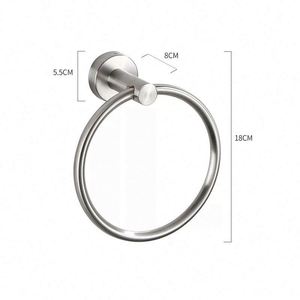Ensemble d'accessoires de salle de bain romantiques WEKIS en acier inoxydable brossé écologique, 4 pièces, crochet pour serviette, porte-papier toilette - Product Image 4