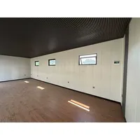 Structure en acier préfabriquée mobile portable de 20 pieds et 40 pieds, structure de conteneur métallique préfabriqué pliable en kit