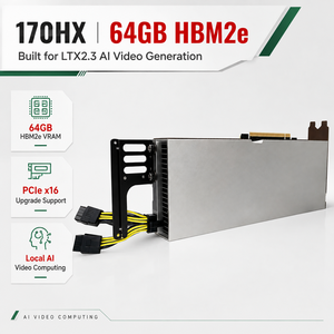 CMP 170HX 8GB GPU พร้อม VRAM 64GB แบบปลดล็อค และการปรับแต่งคาปาซิเตอร์ เหมาะสำหรับอุปกรณ์เร่งความเร็วเซิร์ฟเวอร์ AI แบบ PCIe X16 เต็มรูปแบบ - Product Image 1