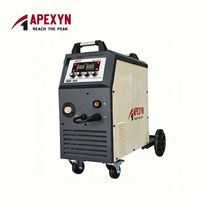 Nouvelle machine à souder APEXYN MIG315 315A 3-en-1 Gaz/Sans Gaz/MMA, cycle de travail 40%, acier inoxydable 0,8 mm, facile à utiliser, avec chariot