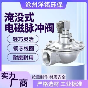 Vanne à impulsion électromagnétique Cangzhou Yangming 3 pouces à angle droit submergée pour nettoyage par jet pulsé des dépoussiéreurs - Product Image 2