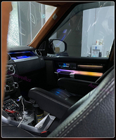Lumière ambiante pour Land Rover Discovery 4 2010-2016, éclairage intérieur, éclairage décoratif, lampe d'ambiance, 64 couleurs