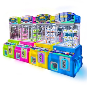 Char à pièces combattant petits jouets en peluche grue poupée vente Mini griffe Machine <span class=keywords><strong>jeu</strong></span> d'arcade pour les enfants - Product Image 1