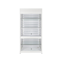Prix d'usine vitrine murale en verre à LED Vitrines pour fumeurs Vitrines avec serrure