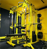 Freeman Gym acier tout-en-un câble croisé poulie de rack de puissance multi-fonctionnelle Smith Machine musculation