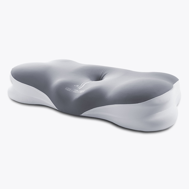 Factory Price Custom LOGO Cooling Fabric Memory Foam Filling Cervical Pillow Inflatable Design for Neck Protection Ergonomic