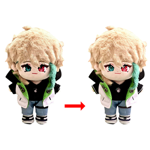 Encantadora Muñeca de Diseño Personalizado, Peluche Estilo Chibi, Mercancía Kpop, Adorable Muñeco de Peluche Humanoide con Ropa Extraíble - Product Image 1