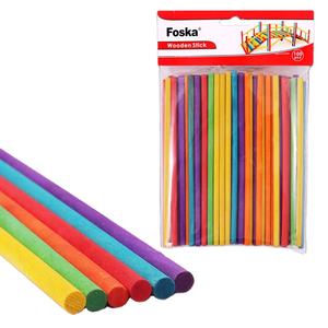 Bastoncini Colorati in Legno FOSKA per Lavoretti Fai-da-Te, per Bambini per <span class=keywords><strong>Imparare</strong></span> il Ritmo e Sviluppare il Riconoscimento dei Colori - Product Image 1